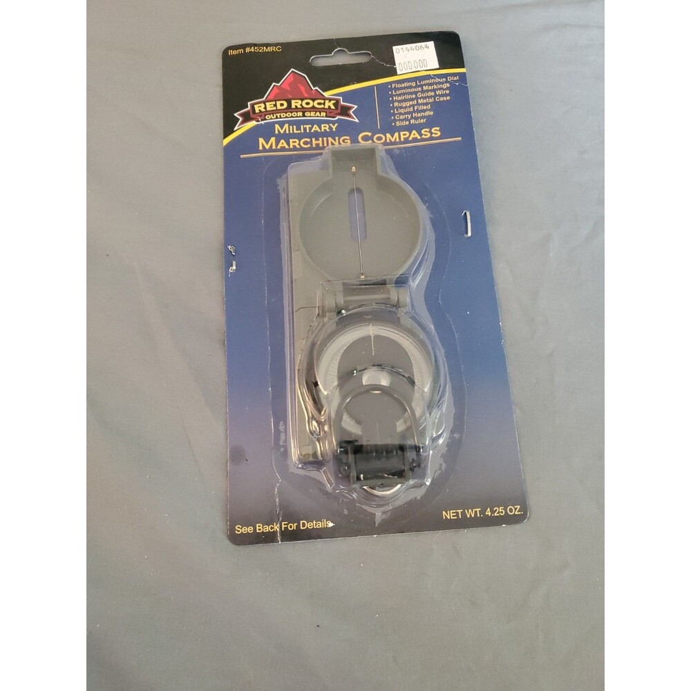 Red Rock Outdoor Gear Military Marching Compass #452MRC New